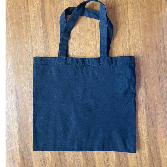 Reformation Small Black Cotton Tote Bag - Picture 2 of 2